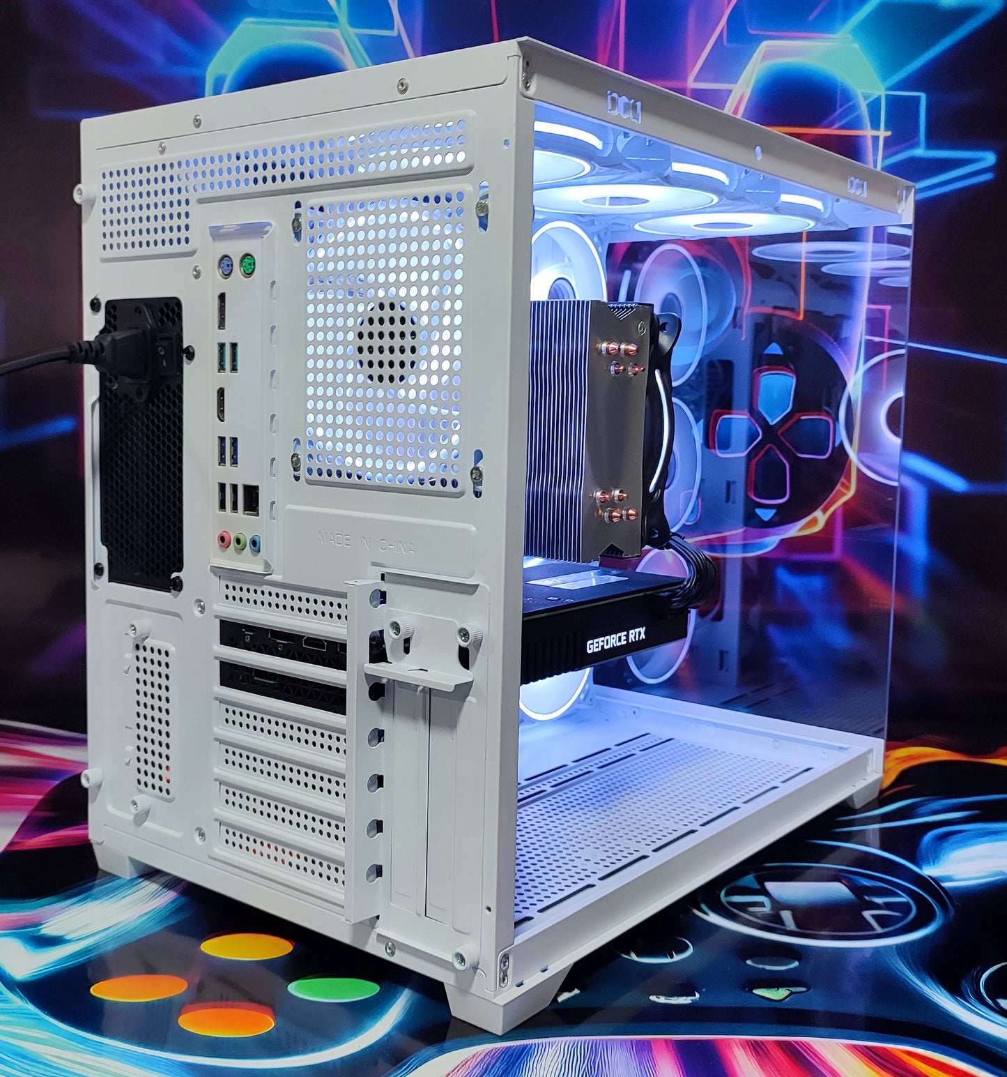 Calculator Gaming Intel Coffee Lake Core i7 9700k, 32GB DDR4, SSD NVME 512GB + 1TB HDD, video Nvidia GeForce RTX 2080 Dual 8GB GDDR6 256-bit, Telecomanda ARGB