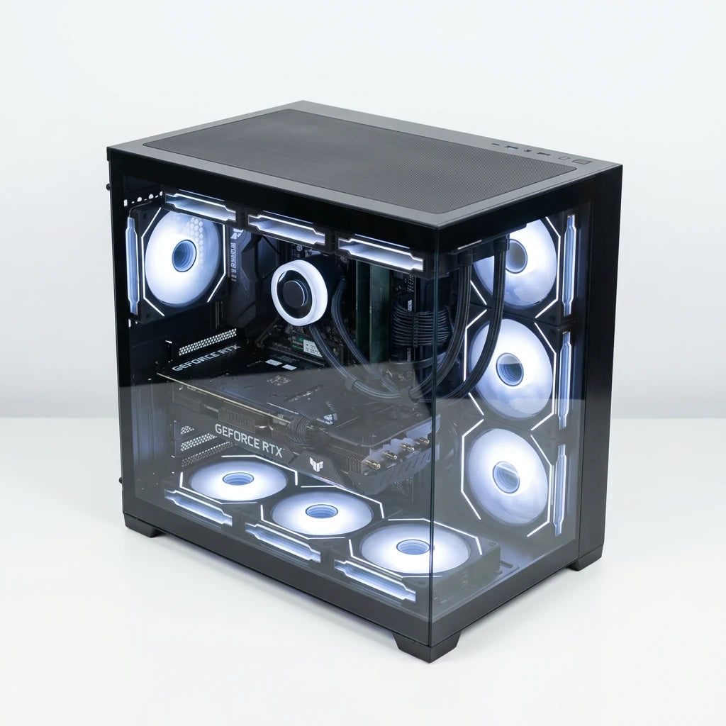 Calculator Gaming AMD Ryzen 7 5800X, 32GB DDR4, NVME 512GB + 2TB SSD, video ASUS TUF Gaming GeForce RTX 3070 V2 OC Edition 8GB GDDR6, Telecomanda ARGB,