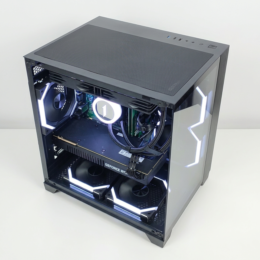 Calculator Gaming Intel Comet Lake Core i5 10500, 32GB DDR4, NVME 512GB + 1TB HDD, video NVIDIA GeForce RTX 2080 8GB GDDR6 256-bit, telecomanda ARGB