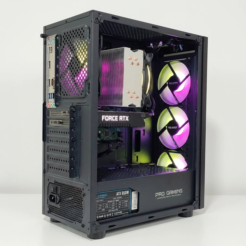 Calculator Gaming Intel Rocket Lake Core i5 10500, 16GB DDR4, NVME 512GB + 1TB HDD, video Nvidia GeForce RTX 2060 SUPER 8 GB GDDR6 256bit, telecomanda ARGB