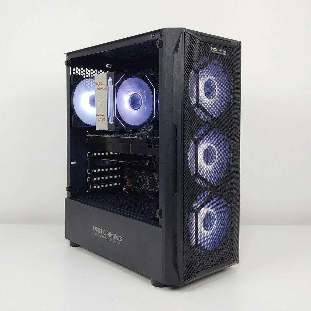 Calculator Gaming Intel E2236(peste I7 9700), 16GB DDR4, SSD NVME 512GB + 500GB HDD, video NVidia GeForce GTX 1080 8GB GDDR5X 256-bit, placa de sunet Creative SB1570, Telecomanda ARGB