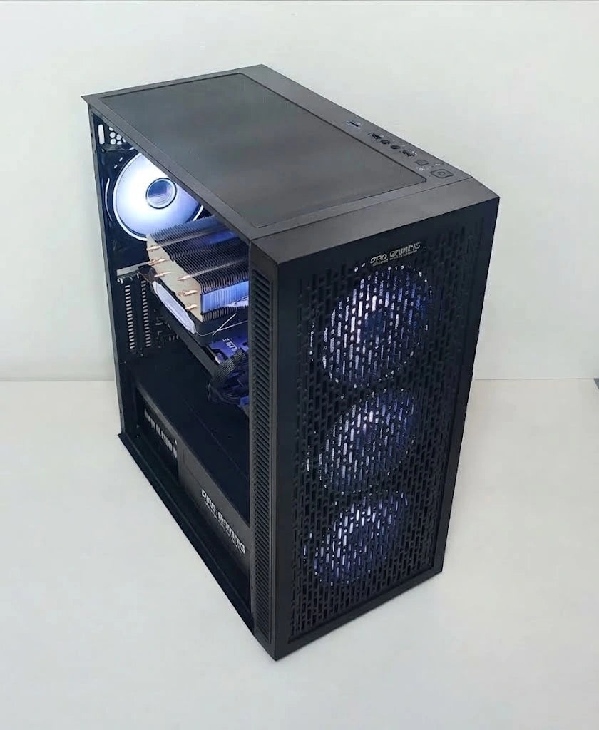 Calculator Gaming Intel Xeon E3-1270 v6 (peste i7 7700), 16GB DDR4, SSD 240GB + 1TB HDD, placa sunet Creative, video NVidia GeForce GTX 1070 8GB GDDR5 256-bit, telecomanda ARGB