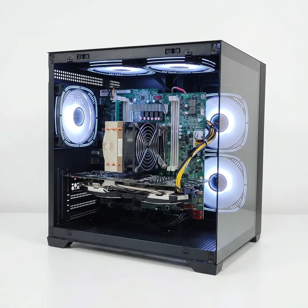 Calculator Gaming Xeon E5-2680 V4( PESTE i7 9700) , 16GB DDR4, SSD 240GB + 500GB HDD, video MSI Radeon RX 580 Armor OC 8GB GDDR5 256-bit, Telecomanda ARGB