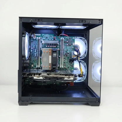 Calculator Gaming Xeon E5-2680 V4( PESTE i7 9700) , 16GB DDR4, SSD 240GB + 500GB HDD, video MSI Radeon RX 580 Armor OC 8GB GDDR5 256-bit, Telecomanda ARGB