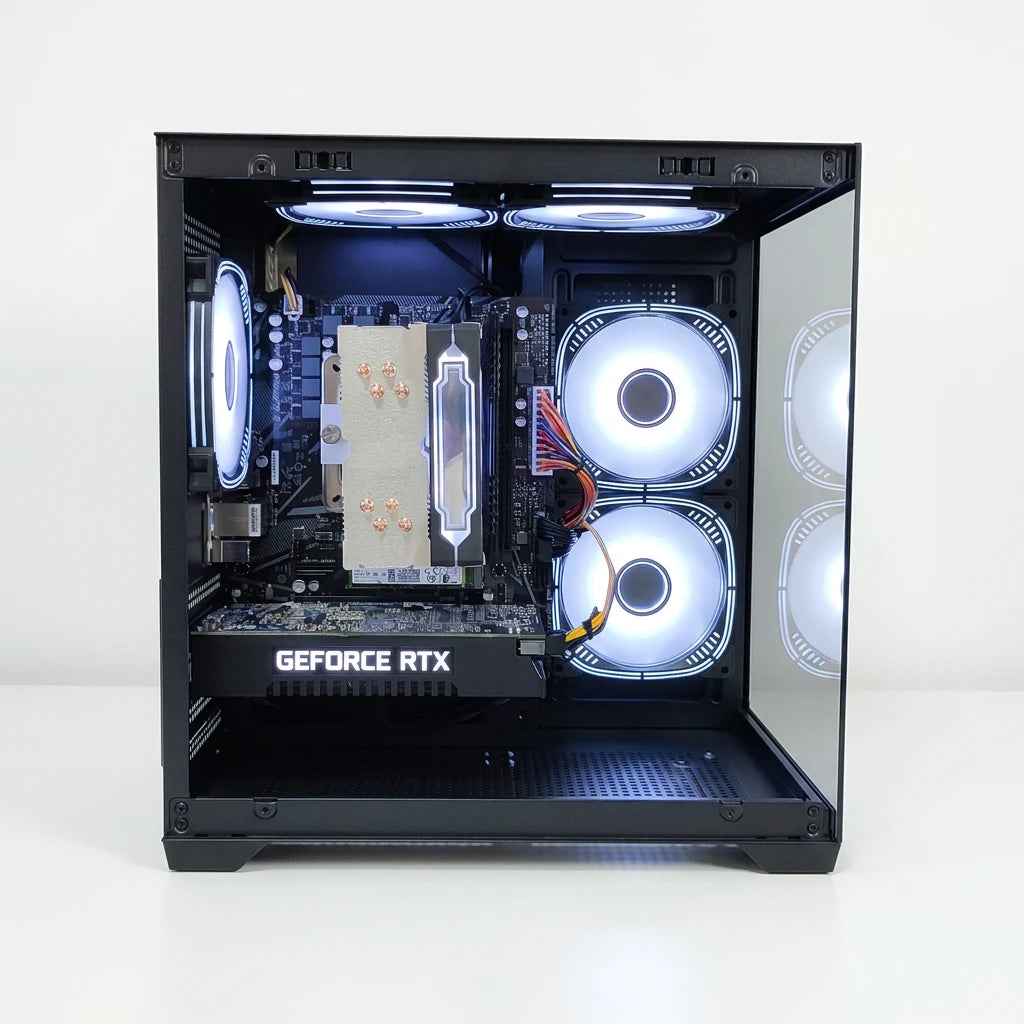 Calculator Gaming AMD Ryzen 5 5500, 16GB DDR4, NVME 512GB + 1TB HDD, video Nvidia GeForce RTX 2060 SUPER 8GB GDDR6 256-bit, Telecomanda ARGB