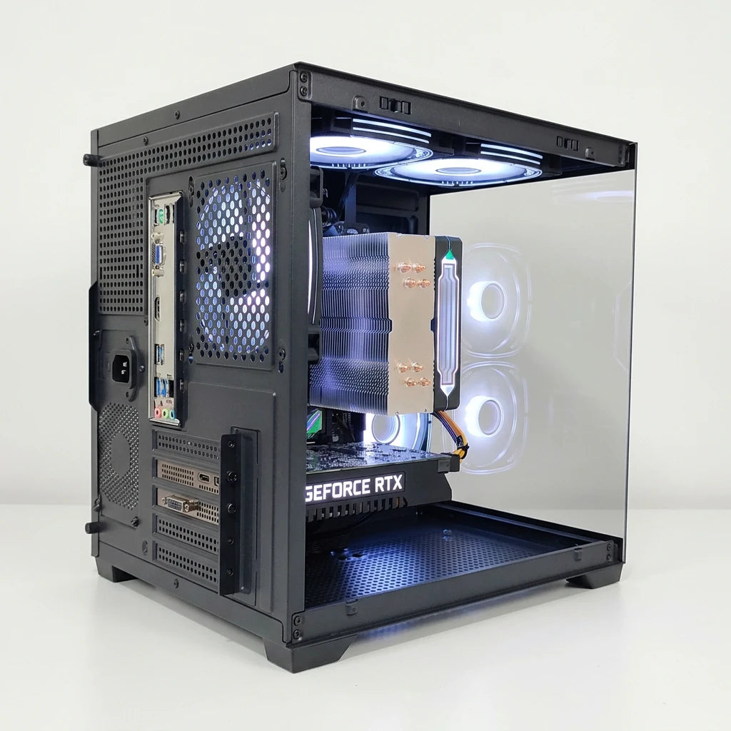 Calculator Gaming AMD Ryzen 5 5500, 16GB DDR4, NVME 512GB + 1TB HDD, video Nvidia GeForce RTX 2060 SUPER 8GB GDDR6 256-bit, Telecomanda ARGB
