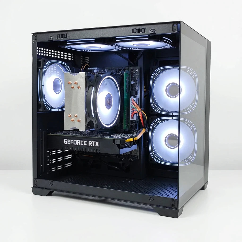 Calculator Gaming Intel Coffee Lake Core i7 8700, 16GB DDR4, SSD NVME 512GB + 1TB HDD, video GeForce RTX 2060 SUPER  8GB GDDR6 256-bit, Telecomanda ARGB
