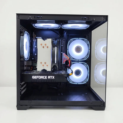 Calculator Gaming Intel Coffee Lake Core i7 8700, 16GB DDR4, SSD NVME 512GB + 1TB HDD, video GeForce RTX 2060 SUPER  8GB GDDR6 256-bit, Telecomanda ARGB