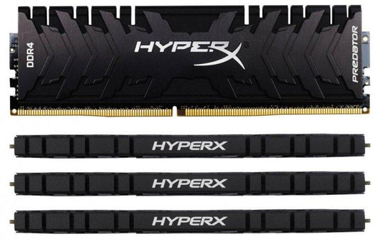 Kit memorie 64GB,4x16GB DDR4 3600MHz. CL17 Kingston HyperX Predator HX436C17PB3K4/64