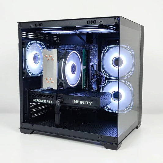 Calculator Gaming Intel Raptor Lake Refresh, Core i5 14400F, 32GB DDR4, NVME 1TB, video Palit GeForce RTX 5060 Infinity 2 OC 8GB GDDR7 128-bit DLSS 4.0, telecomanda ARGB