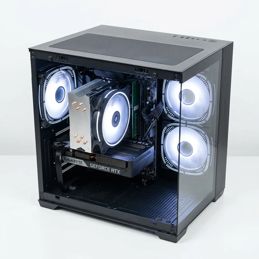 Calculator Gaming Intel Raptor Lake Refresh, Core i5 14400F, 32GB DDR4, NVME 1TB, video GIGABYTE GeForce RTX 5060 Ti WINDFORCE OC 16GB GDDR7 128-bit DLSS 4.0, telecomanda ARGB