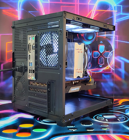 Calculator Gaming Intel Coffee Lake Core i7 9700, 16GB DDR4, SSD NVME 512GB + 1TB HDD, video GIGABYTE Radeon RX 5700 GAMING OC 8GB GDDR6 256-bit, Telecomanda ARGB