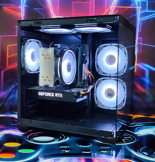 Calculator Gaming Intel Coffee Lake Core i7 8700, 16GB DDR4, SSD NVME 512GB + 1TB HDD, video GeForce RTX 2060 SUPER  8GB GDDR6 256-bit, Telecomanda ARGB