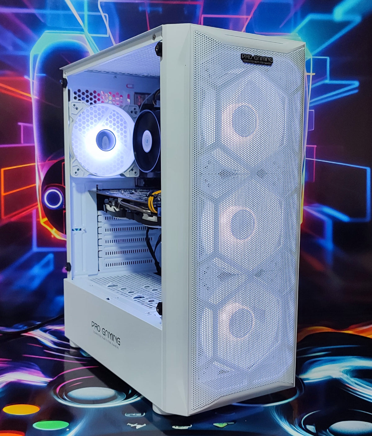 Calculator Gaming Intel Coffee Lake Core i5 8600, 16GB DDR4, SSD NVME 256GB + 500GB HDD, video XFX Radeon RX 580 GTS XXX Edition 8GB GDDR5 256-bit, telecomanda ARGB