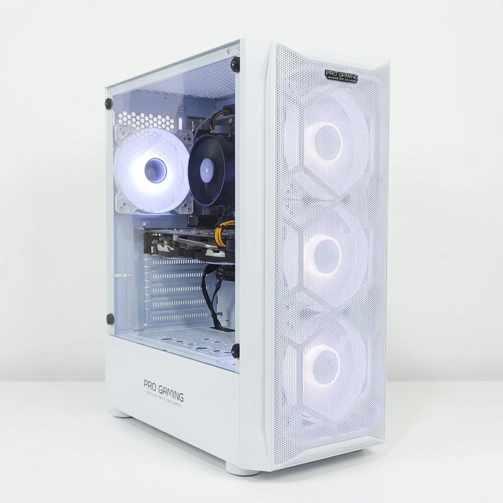 Calculator Gaming Intel Coffee Lake Core i5 8400, 16GB DDR4, SSD NVME 256GB + 500GB HDD, video MSI Radeon RX 580 Armor OC 8GB GDDR5 256-bit, telecomanda ARGB