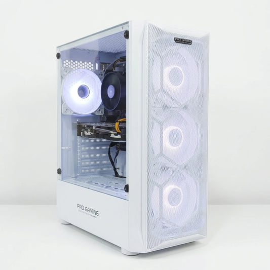 Calculator Gaming Intel Coffee Lake Core i5 8600, 16GB DDR4, SSD NVME 256GB + 500GB HDD, video MSI Radeon RX 580 Armor OC 8GB GDDR5 256-bit, telecomanda ARGB