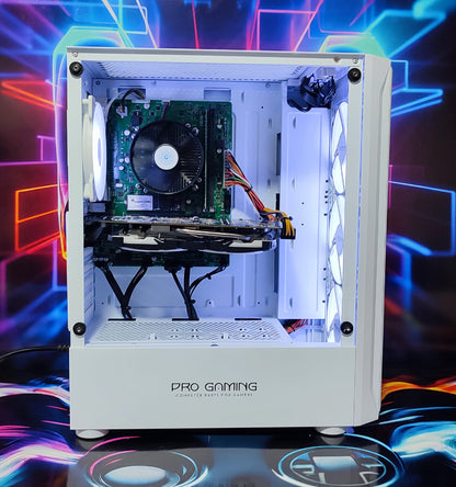 Calculator Gaming Intel Coffee Lake Core i5 8600, 16GB DDR4, SSD NVME 256GB + 500GB HDD, video XFX Radeon RX 580 GTS XXX Edition 8GB GDDR5 256-bit, telecomanda ARGB