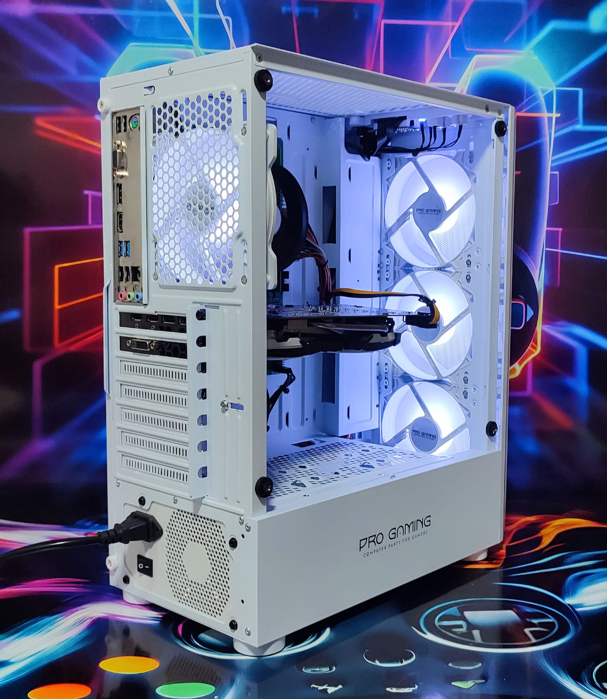 Calculator Gaming Intel Coffee Lake Core i5 8600, 16GB DDR4, SSD NVME 256GB + 500GB HDD, video XFX Radeon RX 580 GTS XXX Edition 8GB GDDR5 256-bit, telecomanda ARGB