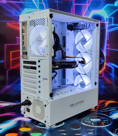 Calculator Gaming Intel Coffee Lake Core i5 8600, 16GB DDR4, SSD NVME 256GB + 500GB HDD, video XFX Radeon RX 580 GTS XXX Edition 8GB GDDR5 256-bit, telecomanda ARGB