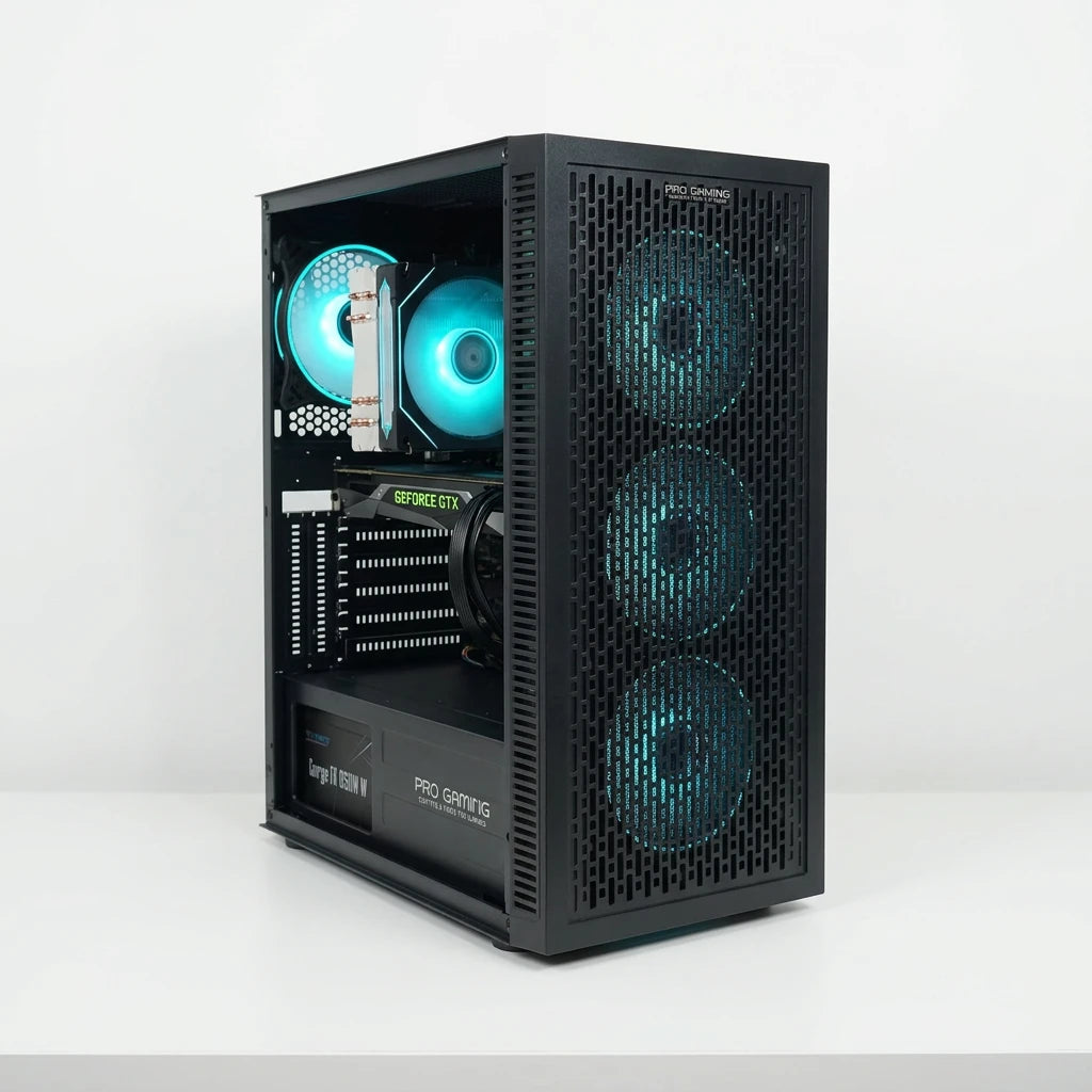 Calculator Gaming Intel i7 7700, 16GB DDR4, NVME 256GB + 1TB HDD, video NVidia GeForce GTX 1070 8GB GDDR5 256-bit, telecomanda ARGB