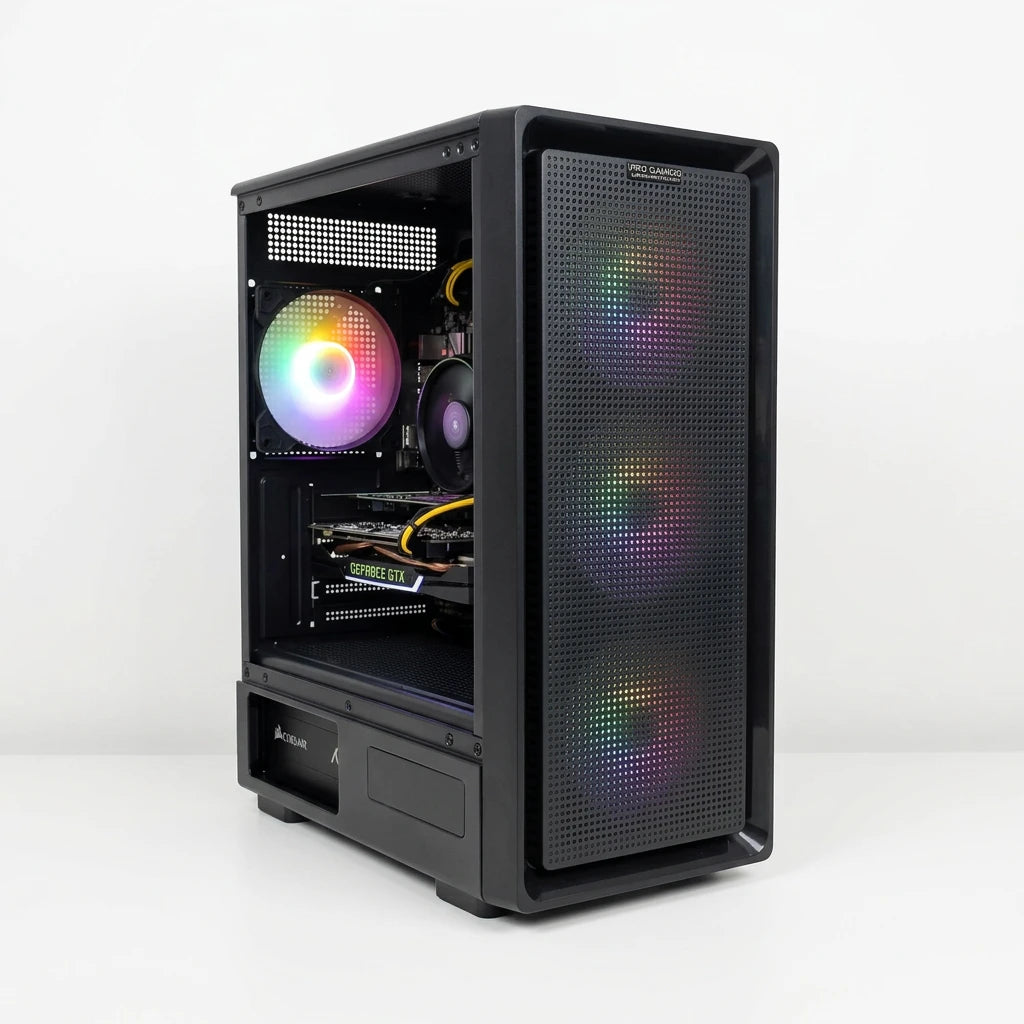 Calculator Gaming Intel Xeon E3-1230 v6 ( i7 6700), 16GB DDR4, SSD 240GB + 500GB HDD, placa sunet Creative, video Gainward GeForce GTX 1660 SUPER Ghost 6GB GDDR6 192-bit