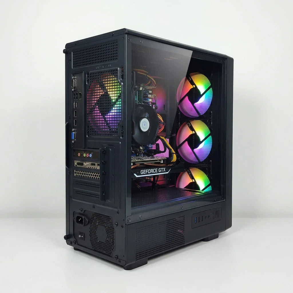 Calculator Gaming Intel Xeon E3-1230 v6 ( i7 6700), 16GB DDR4, SSD 240GB + 500GB HDD, placa sunet Creative, video Gainward GeForce GTX 1660 SUPER Ghost 6GB GDDR6 192-bit