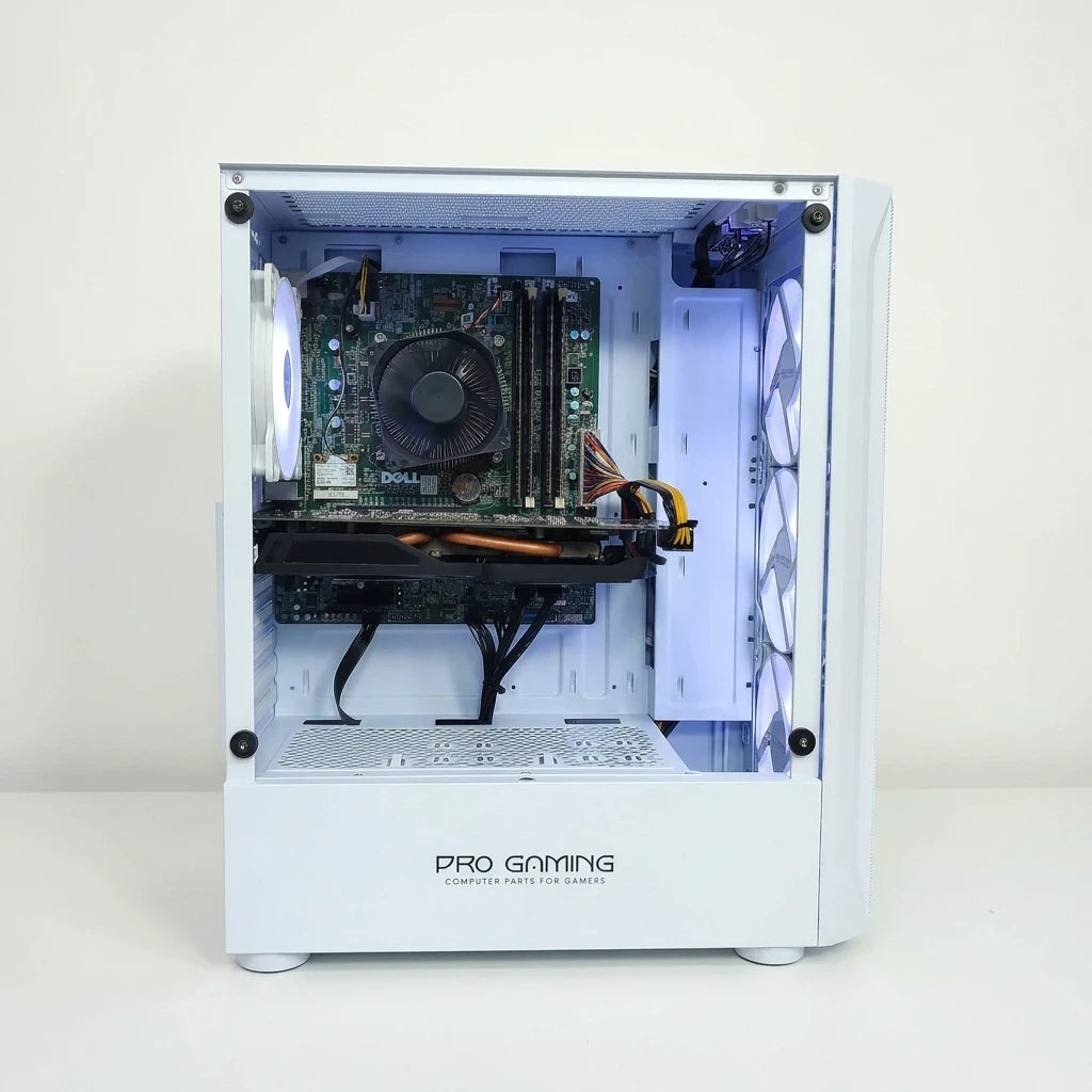 Calculator Gaming Xeon E3-1241 v3 (peste i7 4770), SSD 128GB + hard disk 1TB, 16GB DDR3, video MSI Radeon RX 580 Armor OC 8GB GDDR5 256-bit, Telecomanda RGB, WIFI, Bluetooth
