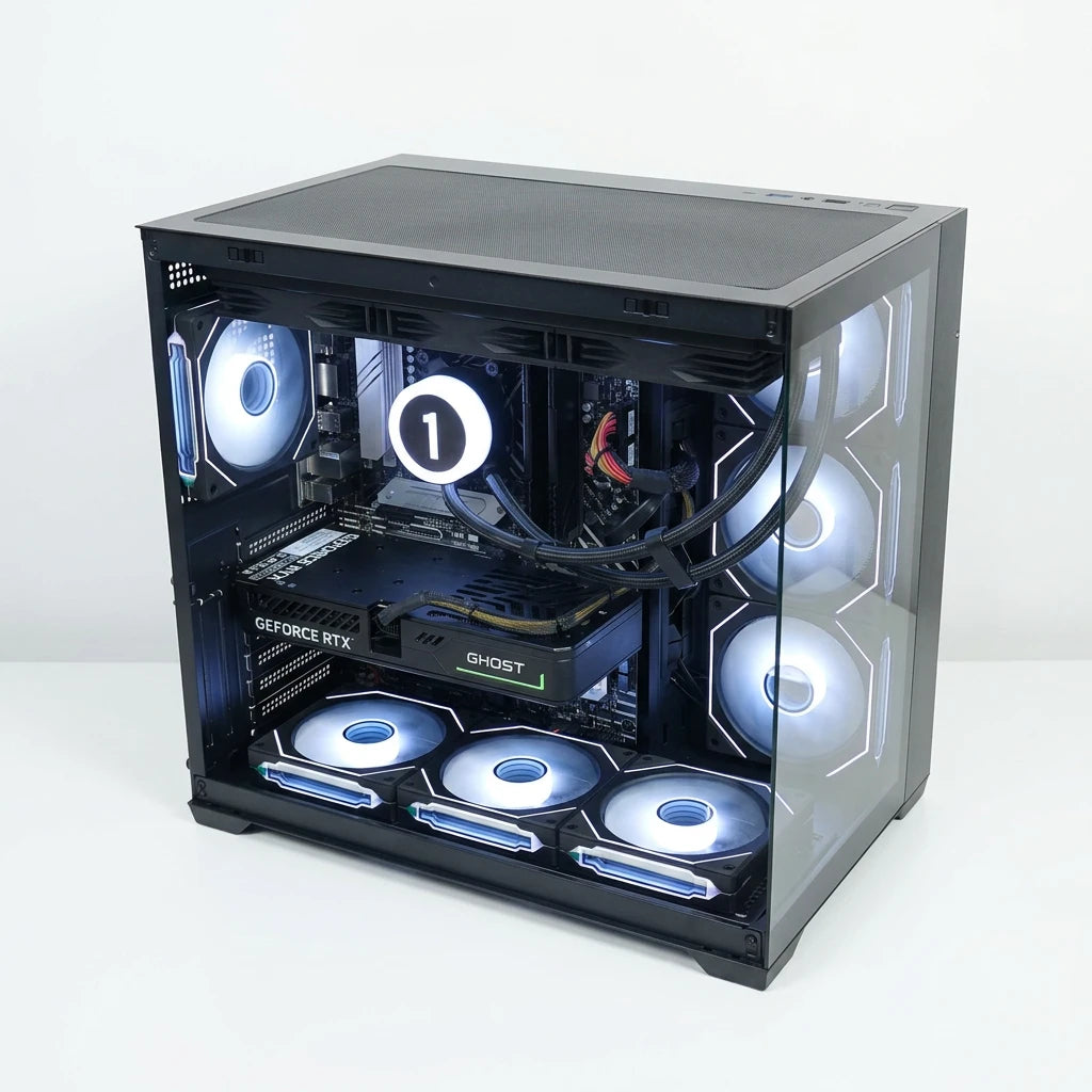 Calculator Gaming Intel Raptor Lake Refresh, Core i7 14700KF, 32GB DDR4, NVME 1TB, video Gainward GeForce RTX 5060 Ti Ghost 8GB GDDR7 128-bit DLSS 4.0