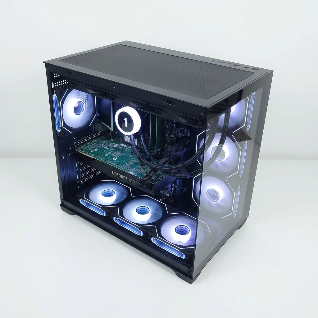 Calculator Gaming Intel Coffee Lake Core i9 9900k, 32GB DDR4, SSD NVME 512GB + 2TB HDD, video Nvidia GeForce RTX 2080 Super 8GB GDDR6 256-bit, WIFI, Telecomanda ARGB