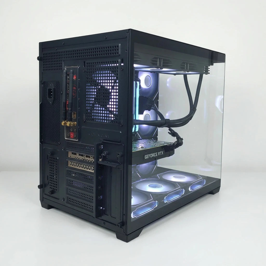 Calculator Gaming Intel Coffee Lake Core i9 9900k, 32GB DDR4, SSD NVME 512GB + 2TB HDD, video Nvidia GeForce RTX 2080 Super 8GB GDDR6 256-bit, WIFI, Telecomanda ARGB