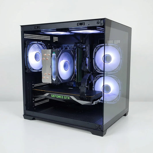 Calculator Gaming AMD Ryzen 5 5600X, 32GB DDR4, NVME 512GB + 1TB HDD, video Nvidia GeForce GTX 1080 Ti GAMING 11GB DDR5X 352-bit, Telecomanda ARGB