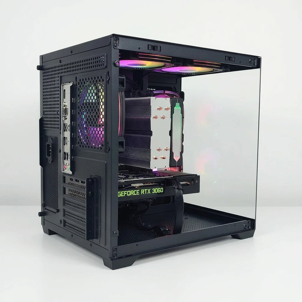 Calculator Gaming Intel Alder Lake, Core i5 12400, 32GB DDR4, NVME 512GB + 1TB HDD, video Nvidia GeForce RTX 3060 12GB GDDR6 192-bit, telecomanda ARGB