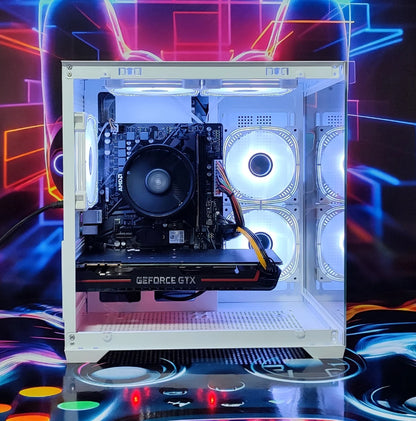 Calculator Gaming AMD Ryzen 5 5500, 16GB DDR4, NVME 512GB + 1TB HDD, video NVidia GeForce GTX 1080 8GB GDDR5X 256-bit, Telecomanda ARGB