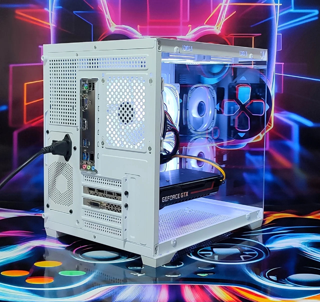 Calculator Gaming AMD Ryzen 5 5500, 16GB DDR4, NVME 512GB + 1TB HDD, video NVidia GeForce GTX 1080 8GB GDDR5X 256-bit, Telecomanda ARGB