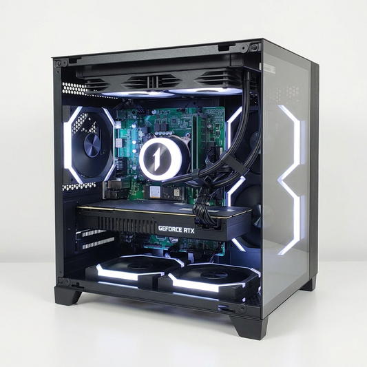 Calculator Gaming Intel Comet Lake Core i5 10500, 32GB DDR4, NVME 512GB + 1TB HDD, video NVIDIA GeForce RTX 2080 8GB GDDR6 256-bit, telecomanda ARGB