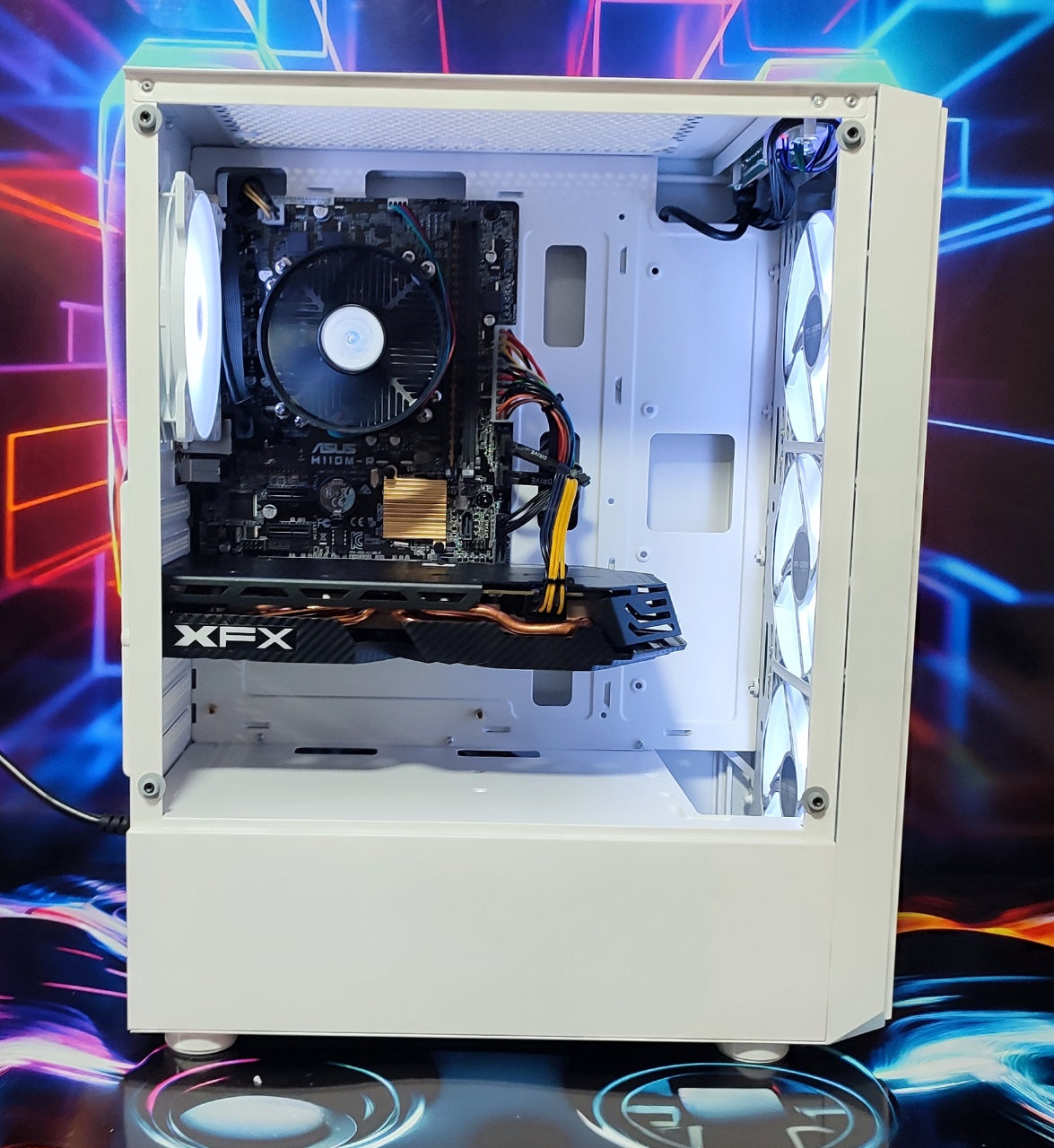 Calculator Gaming Intel i7 6700, 16GB DDR4, SSD 512GB + 500GB HDD, video XFX Radeon RX 580 GTS XXX Edition 8GB GDDR5 256-bit, telecomanda ARGB