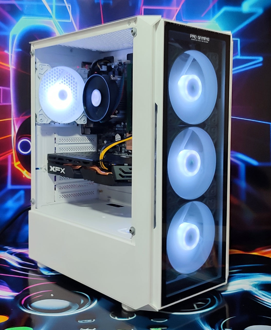 Calculator Gaming Intel i7 6700, 16GB DDR4, SSD 512GB + 500GB HDD, video XFX Radeon RX 580 GTS XXX Edition 8GB GDDR5 256-bit, telecomanda ARGB