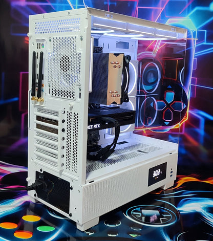 Calculator Gaming Intel Raptor Lake Refresh, Core i5 14400F, 32GB DDR4, NVME 1TB + SSD 2TB, video ASUS GeForce RTX 3070 TUF GAMING O8G GDDR6 256-bit, WIFI, BLUETOOTH, telecomanda ARGB