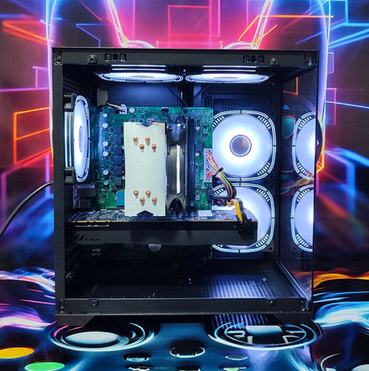 Calculator Gaming Intel Rocket Lake Core i5 10500, 16GB DDR4, NVME 512GB + 1TB HDD, video PNY GeForce GTX 1070 8GB GDDR5 256-bit, telecomanda ARGB