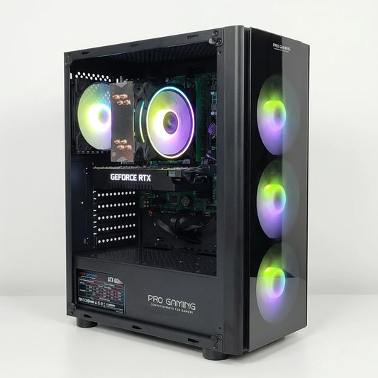 Calculator Gaming Intel Rocket Lake Core i5 10500, 16GB DDR4, NVME 512GB + 1TB HDD, video Nvidia GeForce RTX 2060 SUPER 8 GB GDDR6 256bit, telecomanda ARGB