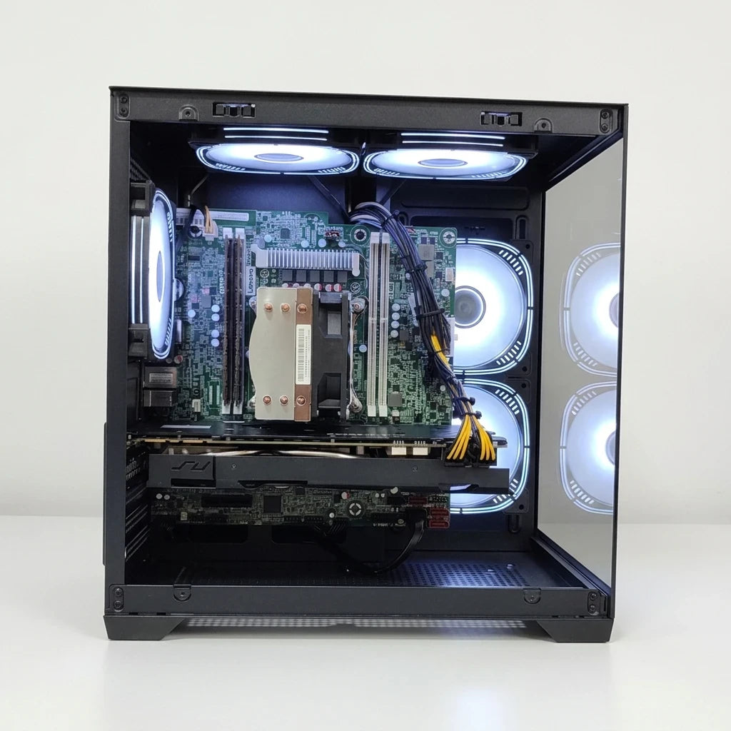 Calculator Gaming Xeon E5-2697 V3( PESTE i7 9700) , 32GB DDR4, SSD 500GB + 1TB HDD, video NVidia GeForce GTX 1070 8GB GDDR5 256-bit, Telecomanda ARGB
