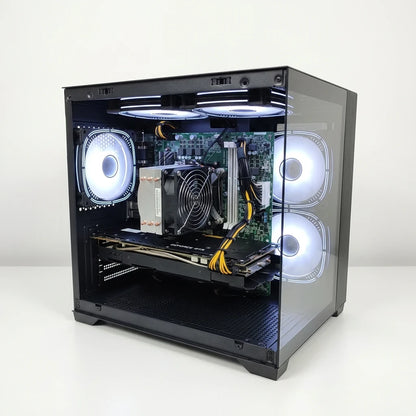 Calculator Gaming Xeon E5-2697 V3( PESTE i7 9700) , 32GB DDR4, SSD 500GB + 1TB HDD, video NVidia GeForce GTX 1070 8GB GDDR5 256-bit, Telecomanda ARGB