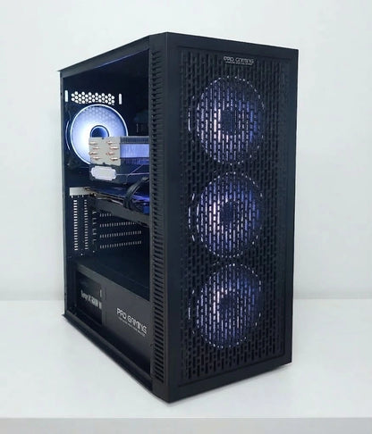 Calculator Gaming Intel Xeon E3-1270 v6 (peste i7 7700), 16GB DDR4, SSD 240GB + 1TB HDD, placa sunet Creative, video NVidia GeForce GTX 1070 8GB GDDR5 256-bit, telecomanda ARGB