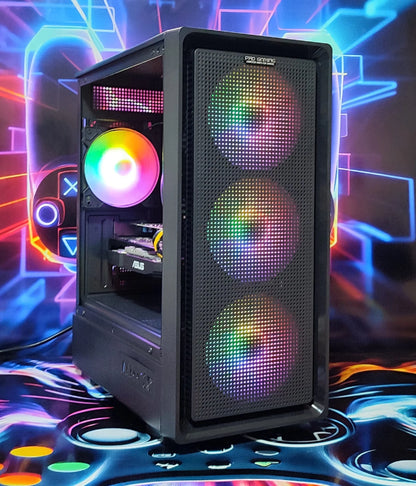 Calculator Gaming Intel Xeon E3-1230 v6 (peste i7 6700) , 16GB DDR4, SSD 240GB + 500GB HDD, placa sunet Creative, video ASUS Expedition Radeon RX 570 4GB GDDR5 256 bit HDMI